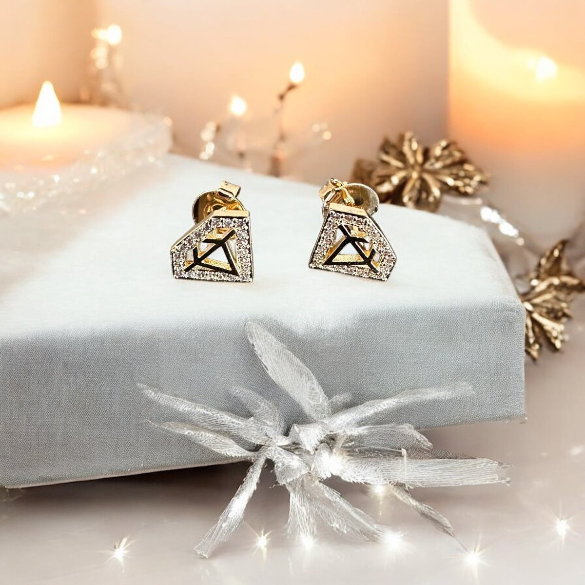 Brinco Diamante Lapidadas