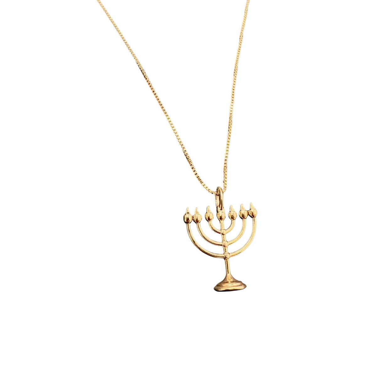 Colar Menorá Luz que Permanece (Candelabro)