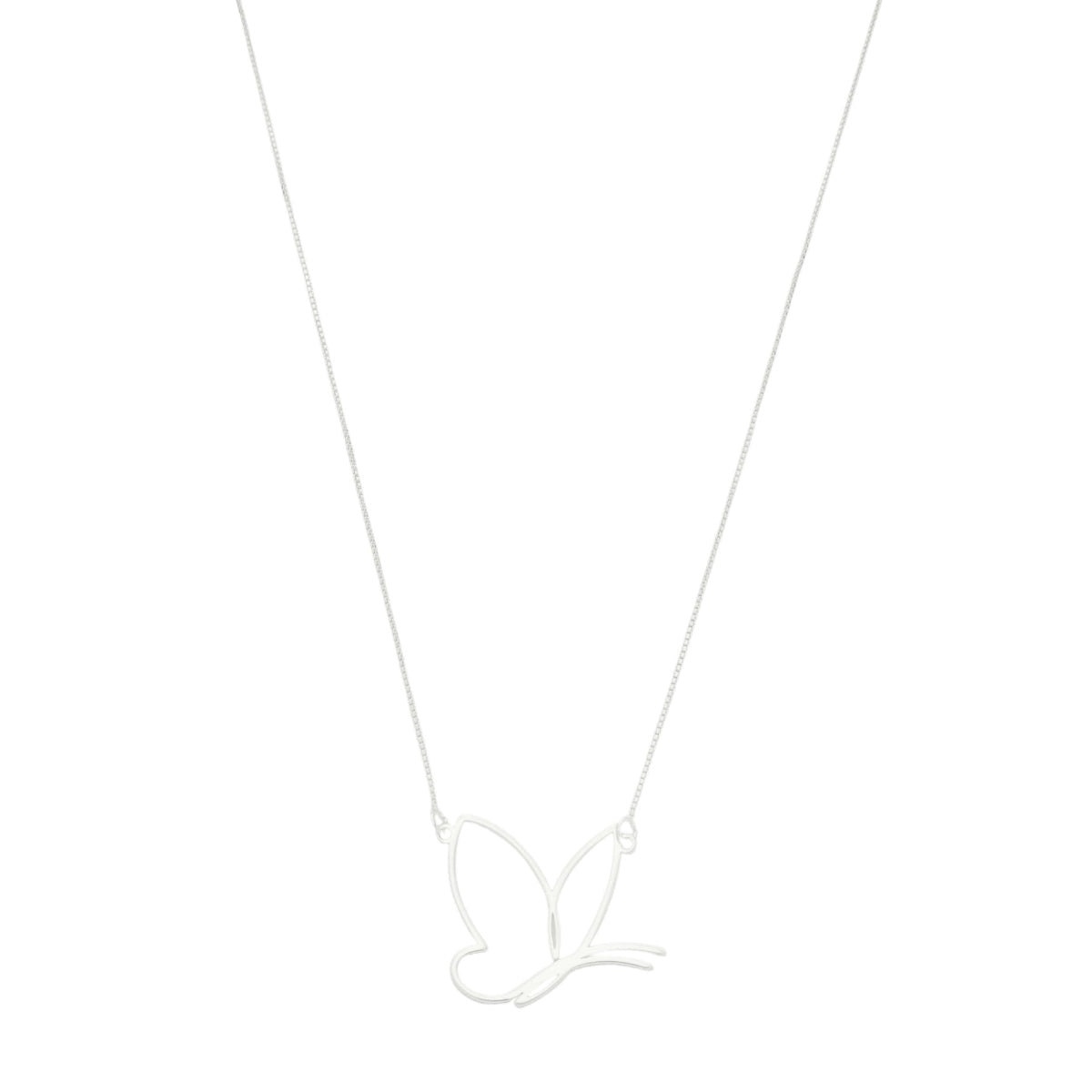 Colar Borboleta Fly Prata 925