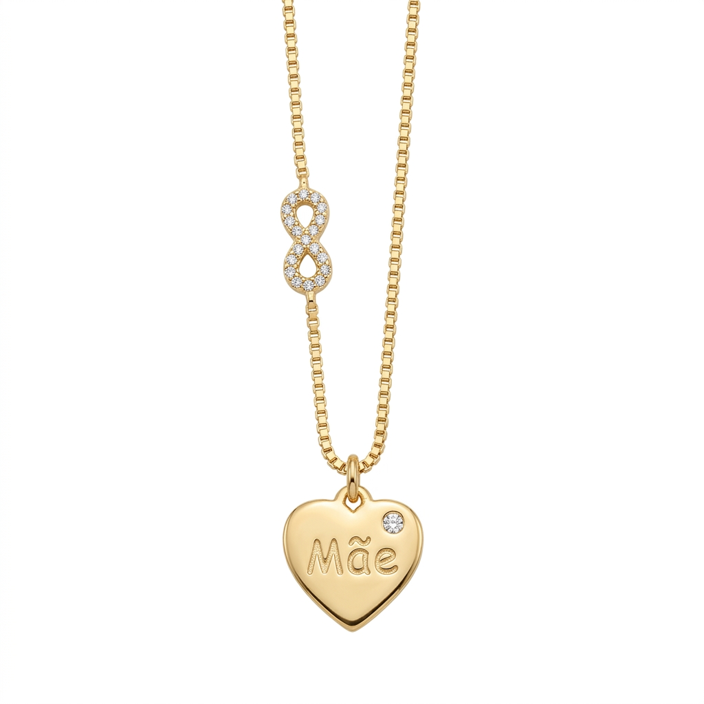 Colar Mãe Amor Infinito