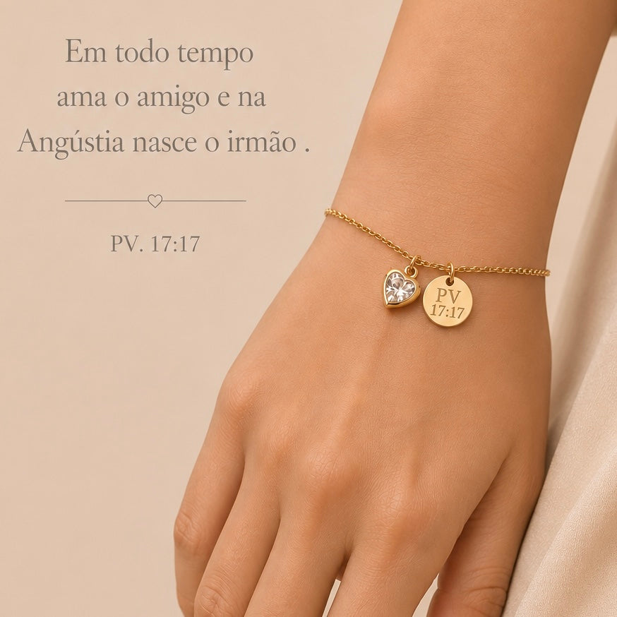 Pulseira Amiga - Pv.17:17