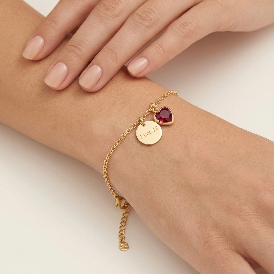 Pulseira O Amor é ... 1Cor 13
