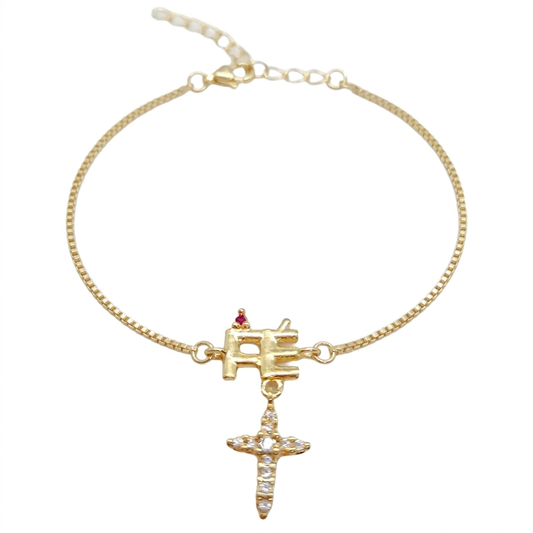 Pulseira Fé Cruz